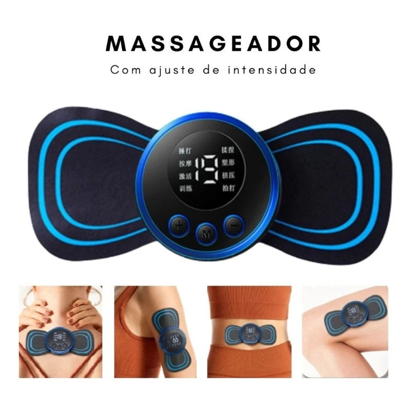 Massageador portátil para pescoço e coluna