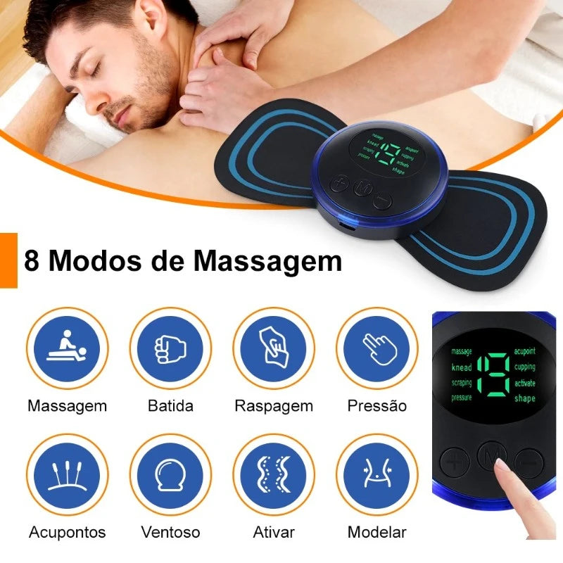 Massageador portátil para pescoço e coluna